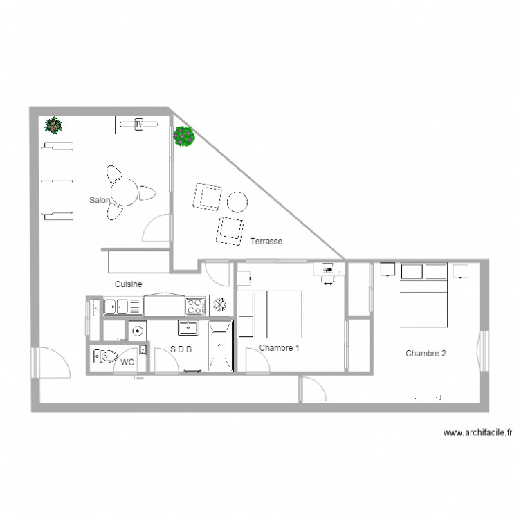 florian bis. Plan de 0 pièce et 0 m2