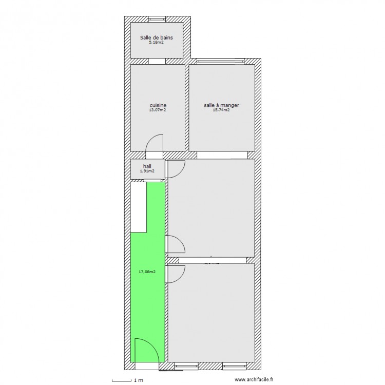 jourdan.etage RDC. Plan de 0 pièce et 0 m2