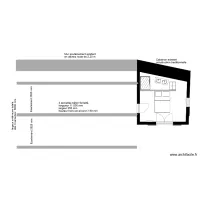 maison bois Poggio plan fondations