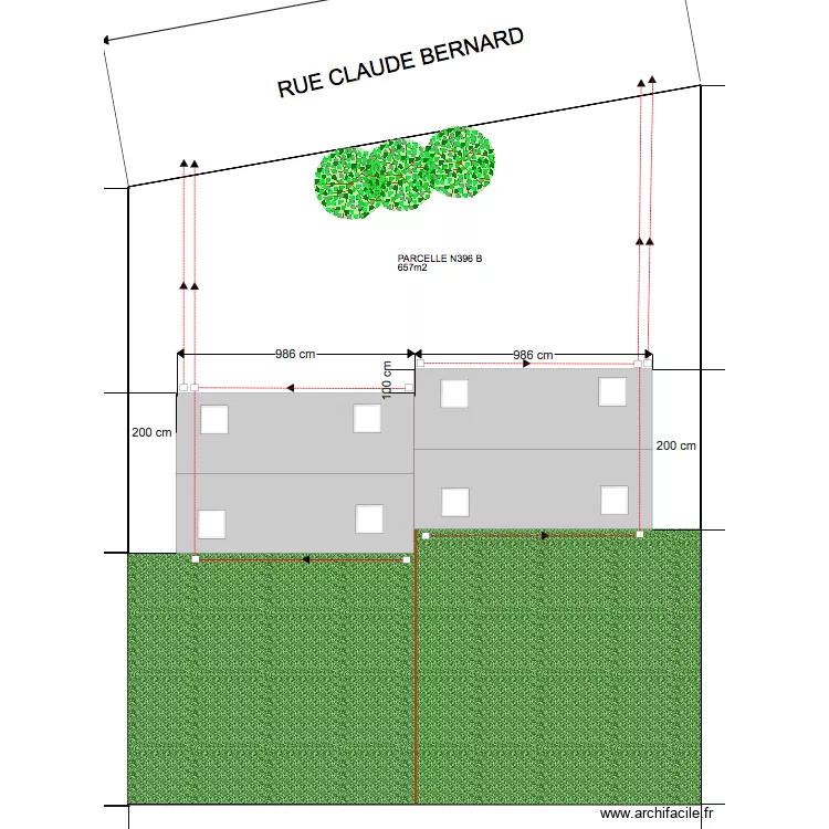 forte ferriere nouveau situation. Plan de 