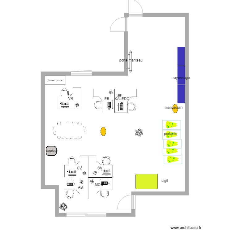 bureau stylpro v2. Plan de 0 pièce et 0 m2