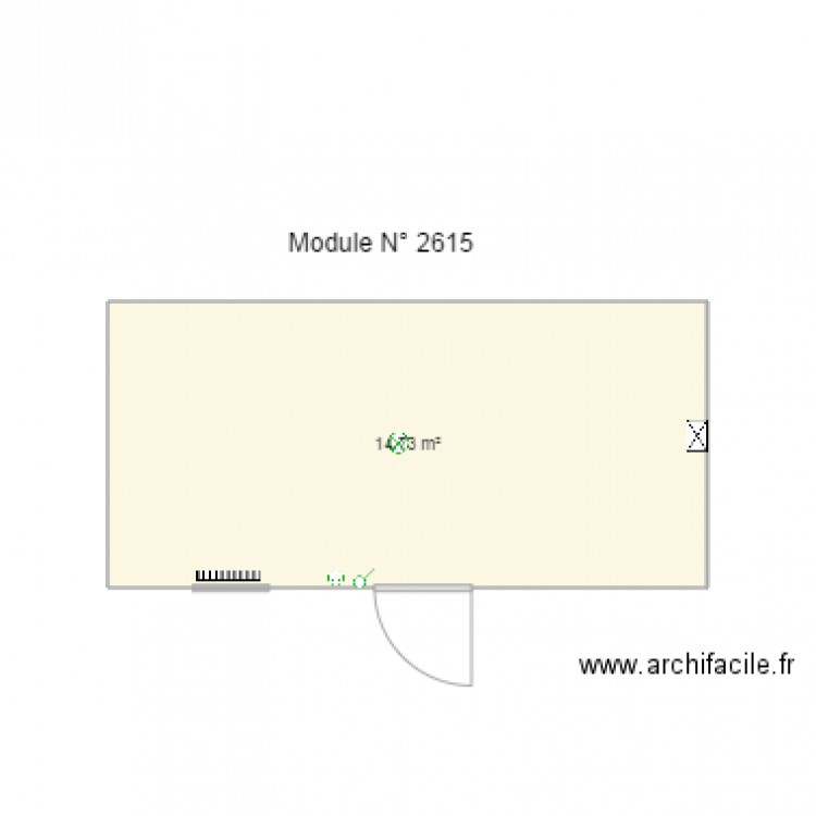 Module 2615 . Plan de 0 pièce et 0 m2