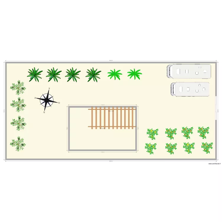 terrain. Plan de terrain. Plan de