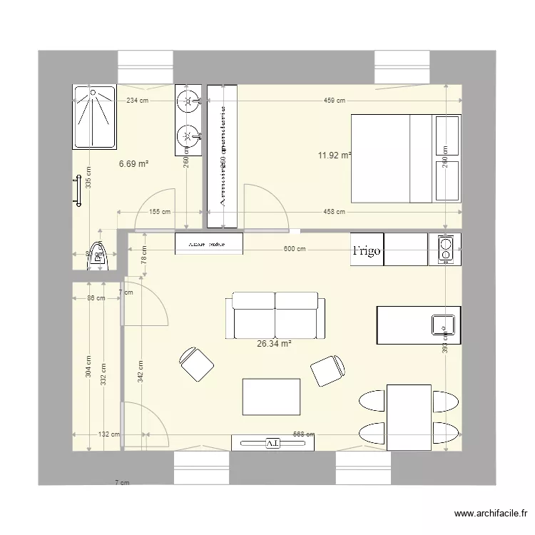 studio2 hangar. Plan de 