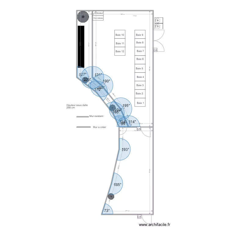 Local Informatique Quatre Temps . Plan de 