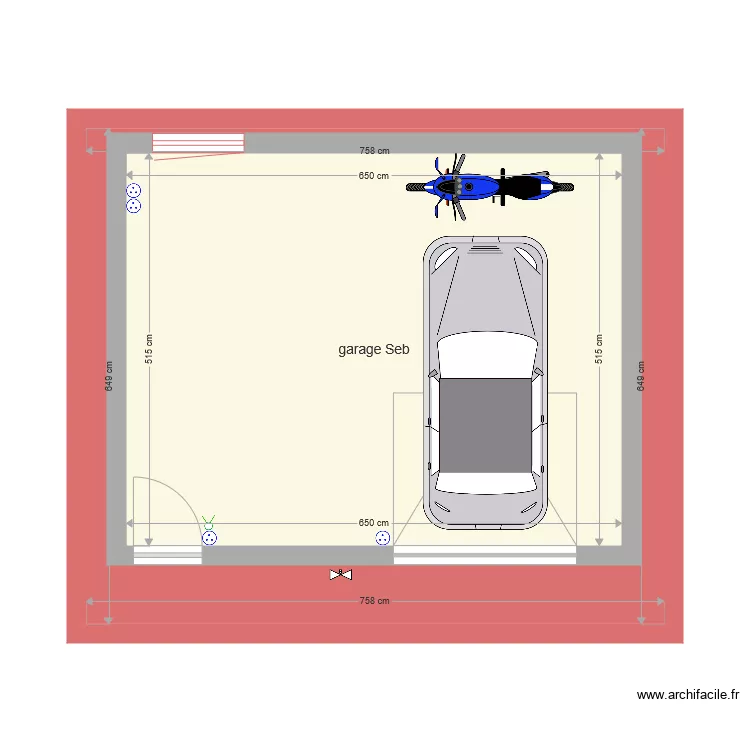 seb garage. Plan de 