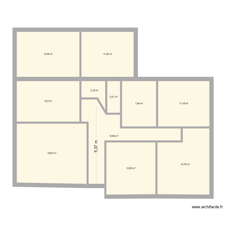 AUBIGNAN M 1. Plan de 0 pièce et 0 m2