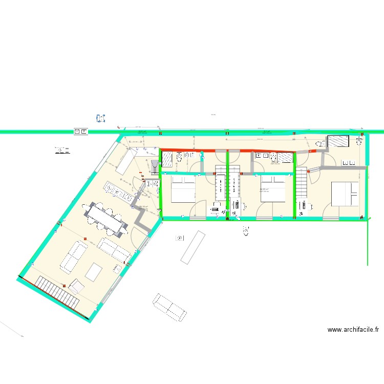 FINAL. Plan de 15 pièces et 162 m2