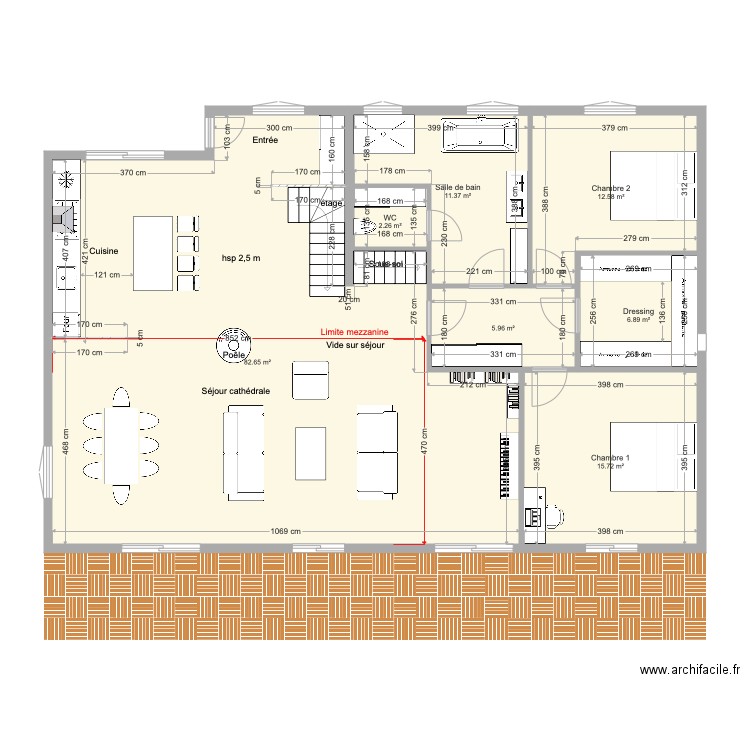 Brunoy Route de Brie V2. Plan de 0 pièce et 0 m2