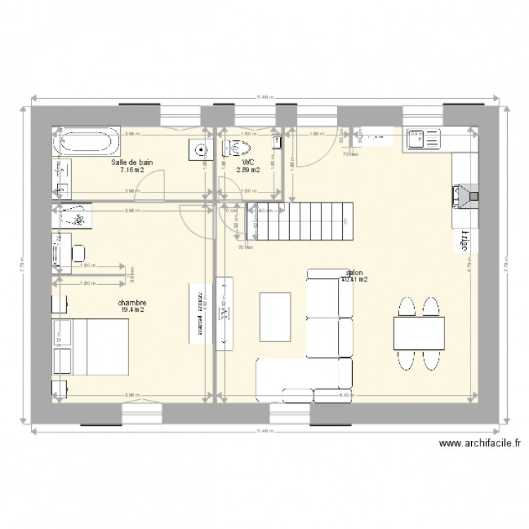 plan petite maison fontsalive. Plan de 0 pièce et 0 m2