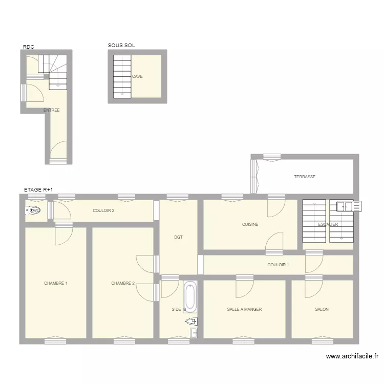 LEBRETON APPARTEMENT. Plan de 