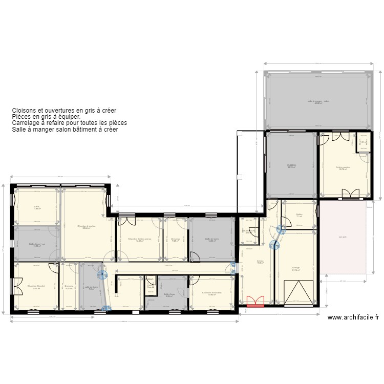 16 greleterie 10 COULOIR 1 M. Plan de 0 pièce et 0 m2