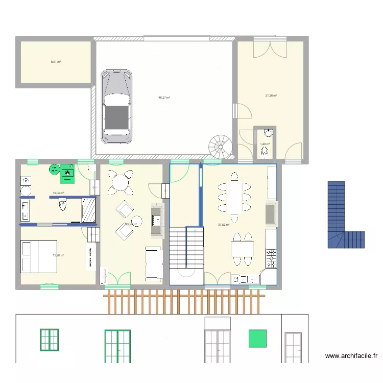 maison1. Plan de 