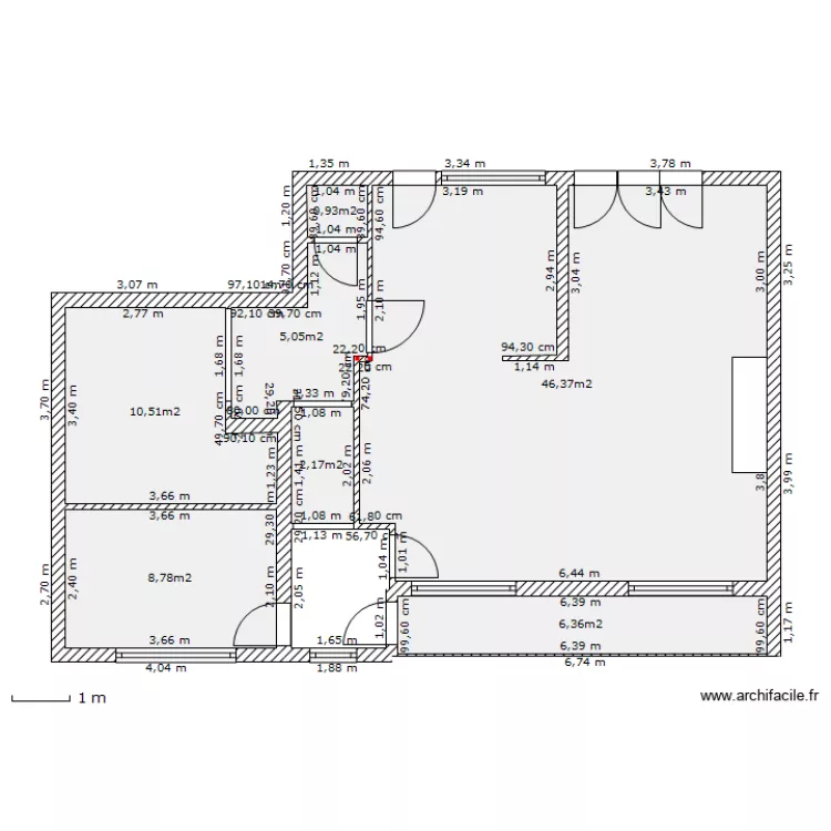 Gorins Etage 1. Plan de 