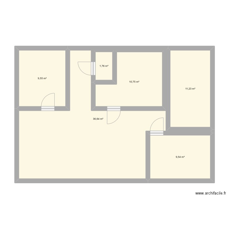 2 eme etage. Plan de 0 pièce et 0 m2