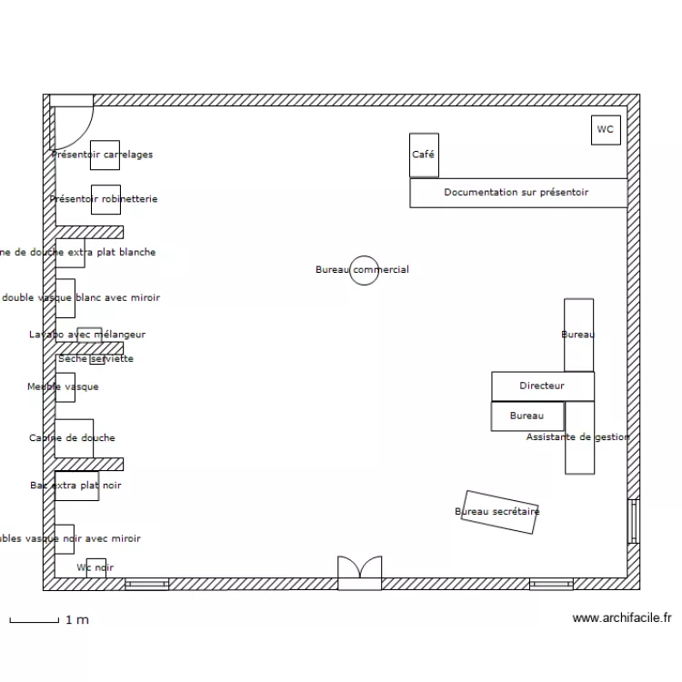 1&egrave;re possibilit&eacute;e. Plan de 