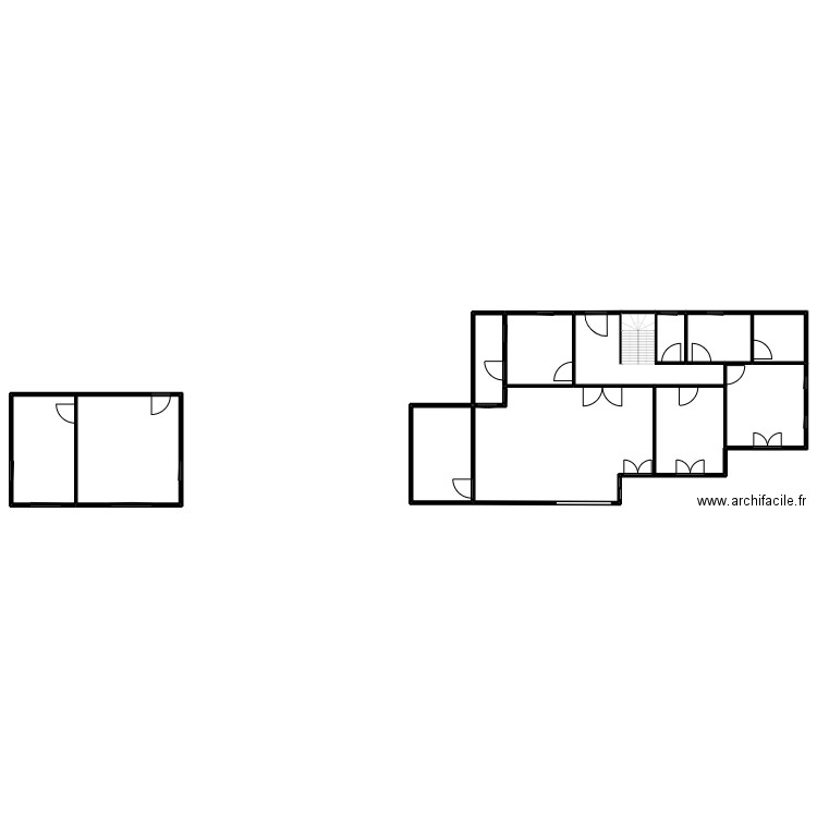 ZELENKA. Plan de 9 pièces et 625 m2