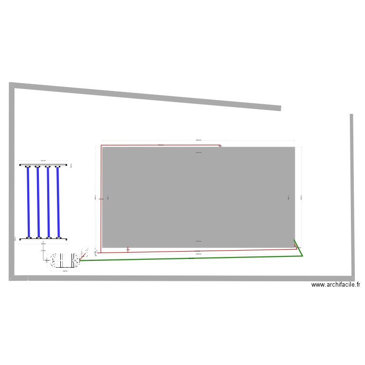 fosse. Plan de 0 pièce et 0 m2