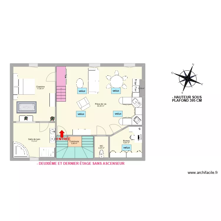 Larcher. Plan de 