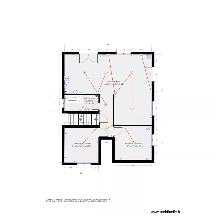 appart fontbonne. Plan de 