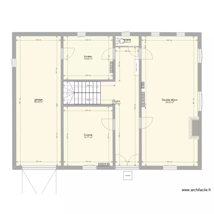 chisseaux rdc2. Plan de 