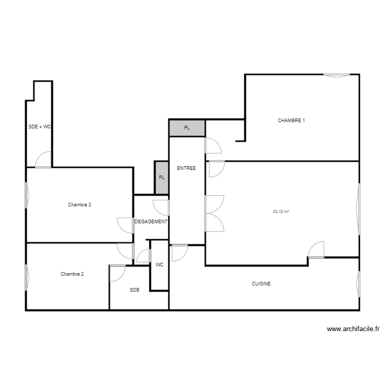 Plan Culniat. Plan de 