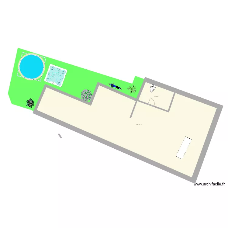 Chloe Bouchemaine Apr&egrave;s v2. Plan de 