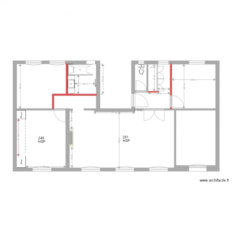 avant projet 4 LL. Plan de 0 pièce et 0 m2