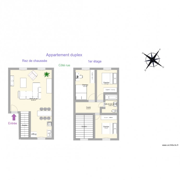 SCI BOULAY DE LA MEURTHE. Plan de 0 pièce et 0 m2