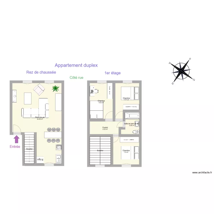 SCI BOULAY DE LA MEURTHE. Plan de 