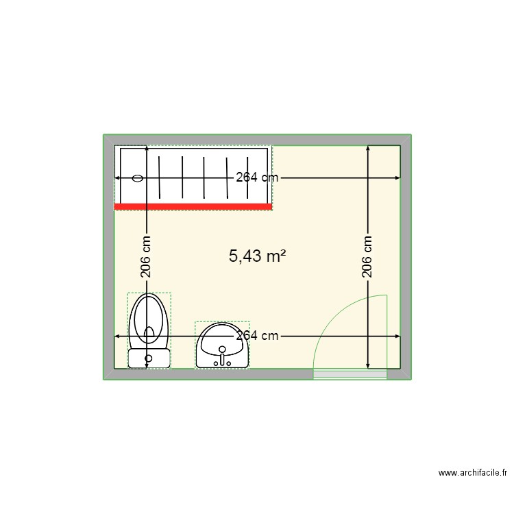ETAGE SALLE DEAU. Plan de 0 pièce et 0 m2