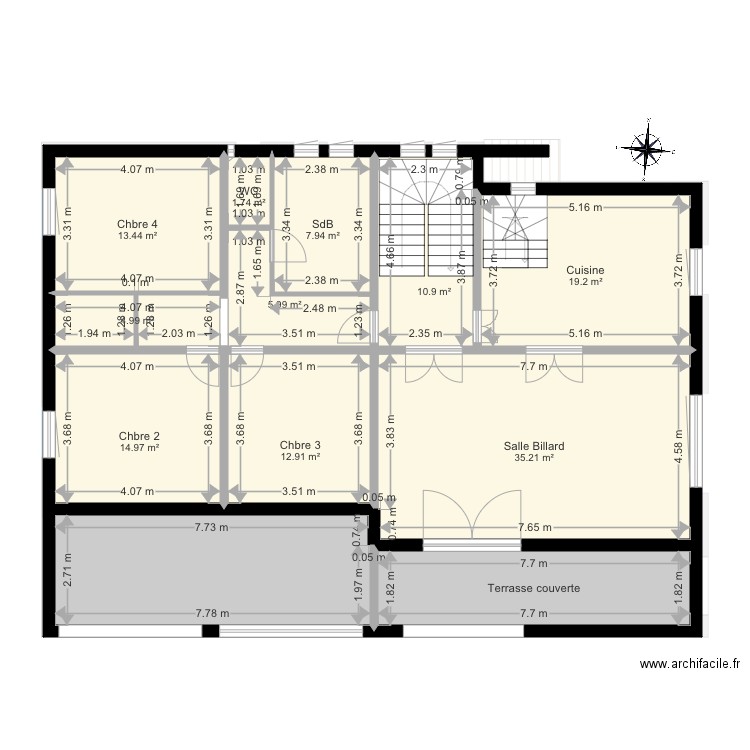 Blachère Etage 1. Plan de 0 pièce et 0 m2