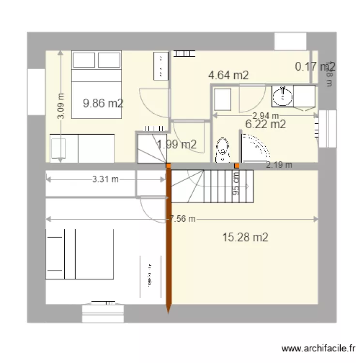grange V32 du 7 février. Plan de grange V32 du 7 février. Plan de