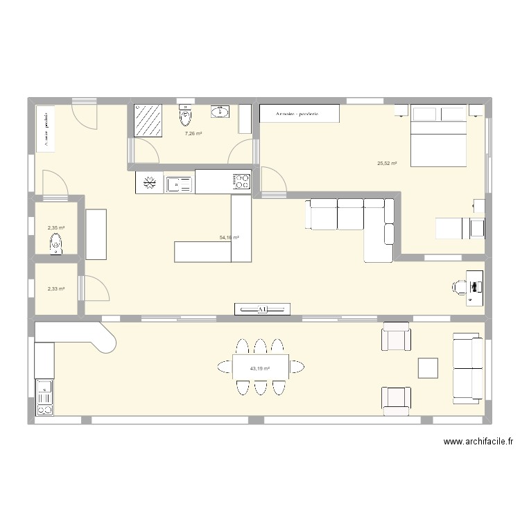 house 2. Plan de 0 pièce et 0 m2