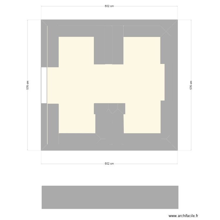 plan terrasse Pas Sage existant. Plan de 0 pièce et 0 m2