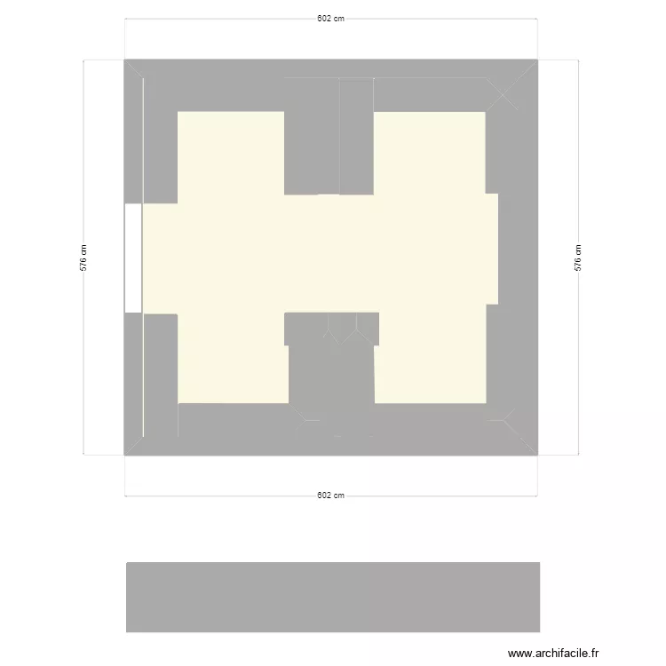 plan terrasse Pas Sage existant. Plan de plan terrasse Pas Sage existant. Plan de