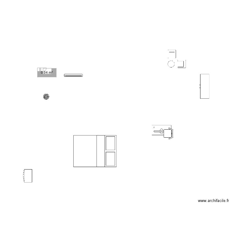 ma chambre kilian tcms . Plan de 0 pièce et 0 m2