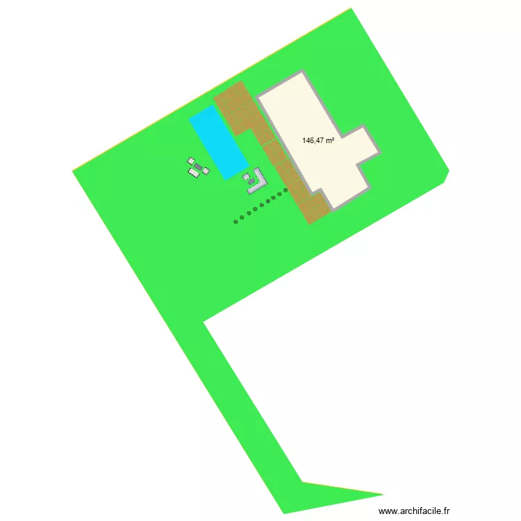 PLAN DE MASSE TREGUNC. Plan de 