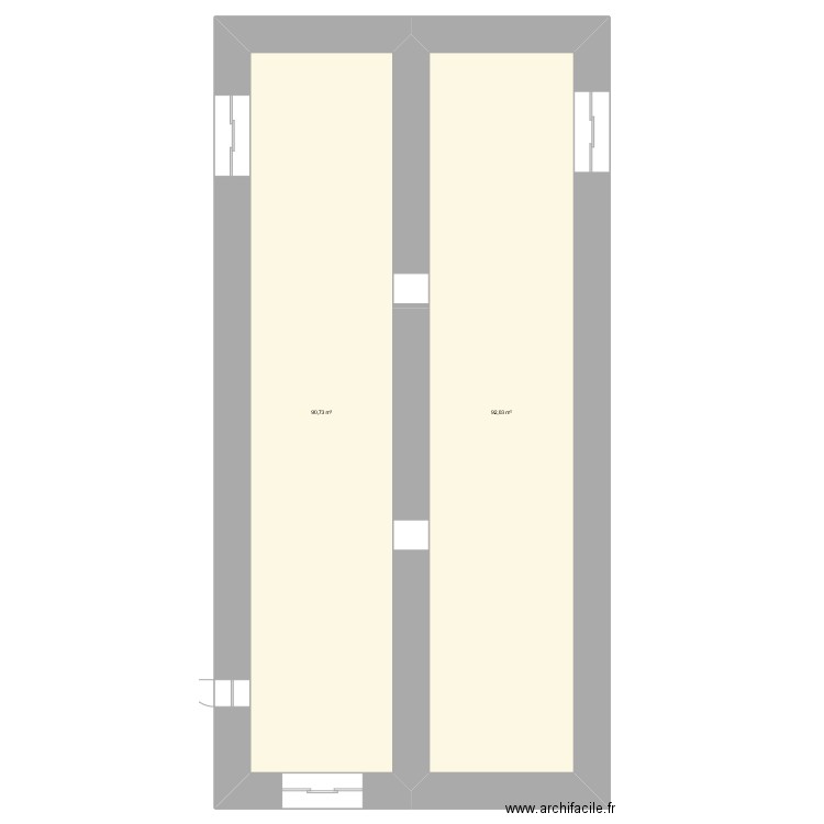 maison. Plan de 0 pièce et 0 m2