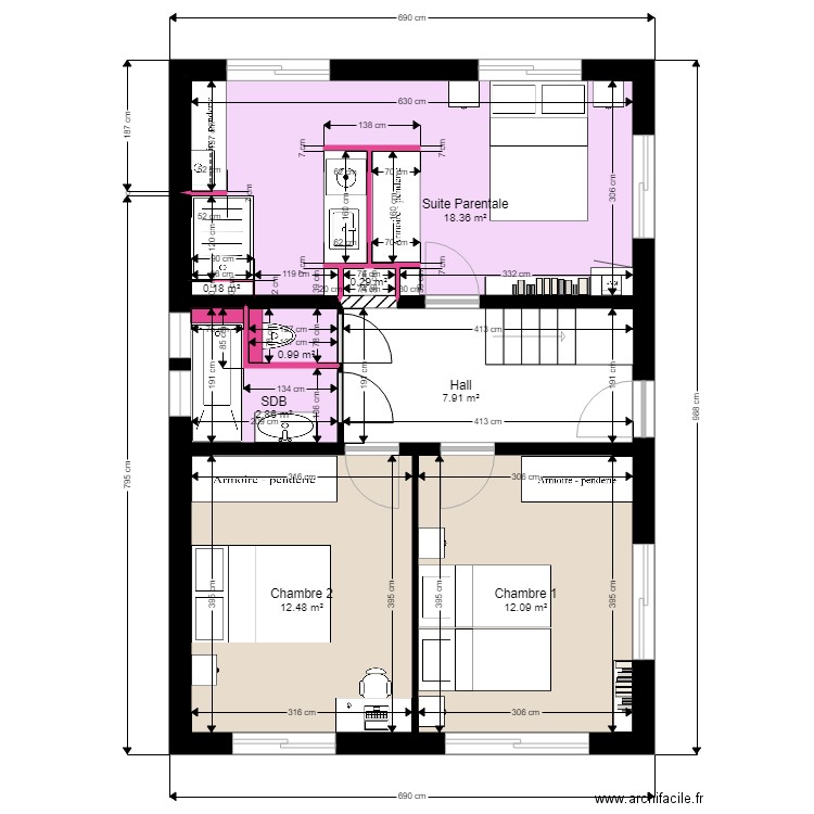 LONG R1 Version 3. Plan de 0 pièce et 0 m2