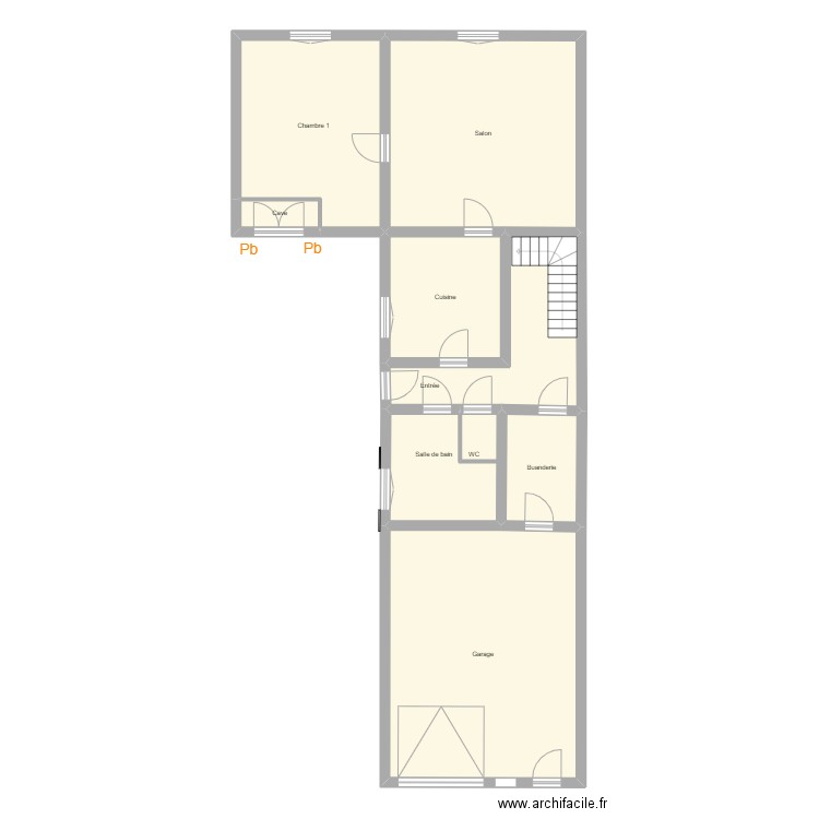 Croquis BAILLY Rch. Plan de 0 pièce et 0 m2