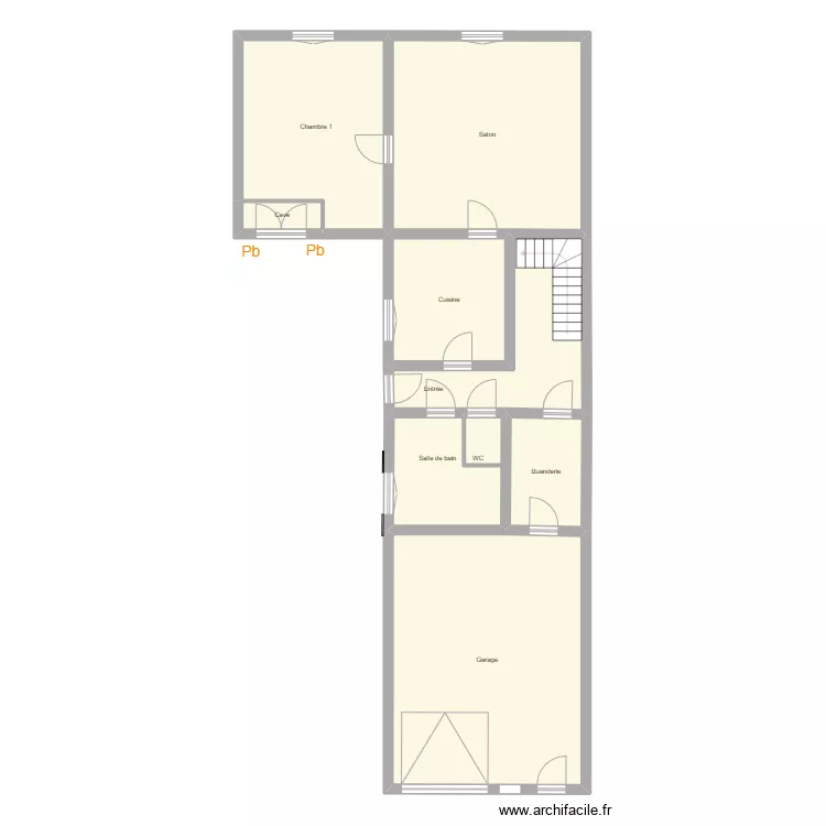 Croquis BAILLY Rch. Plan de 