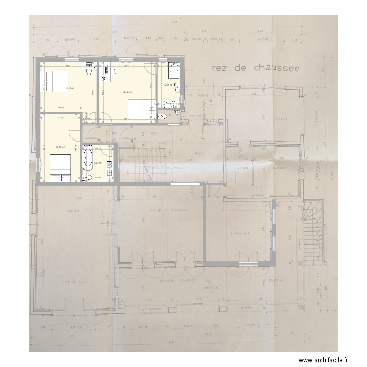 Plan Dreaming 7. Plan de 5 pièces et 54 m2