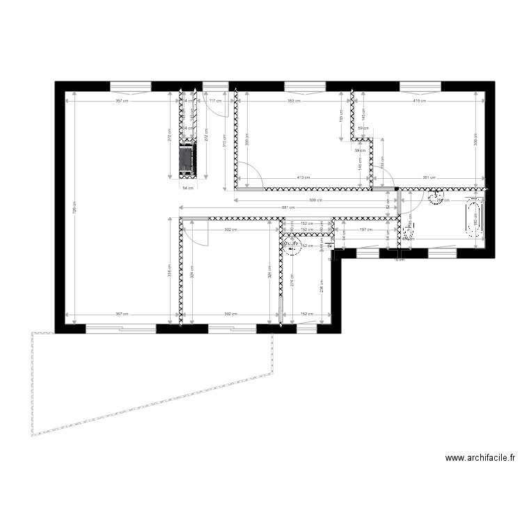 la madrague a Alexandra etage modif 3. Plan de 0 pièce et 0 m2