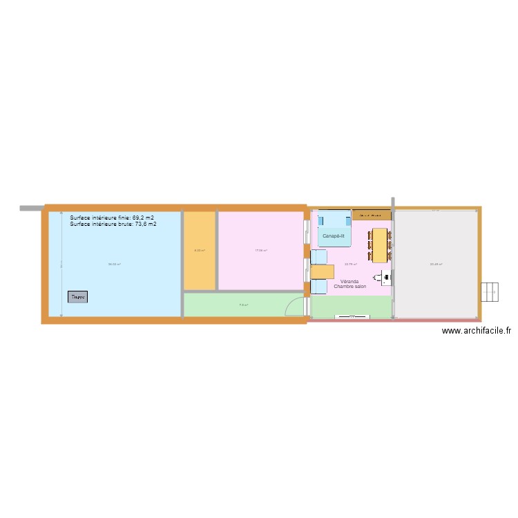 Côtes mesuréesB. Plan de 0 pièce et 0 m2