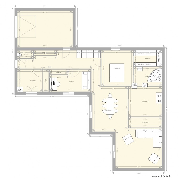 future maison 4. Plan de 0 pièce et 0 m2