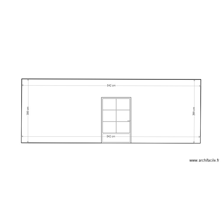 façade entrée. Plan de 0 pièce et 0 m2