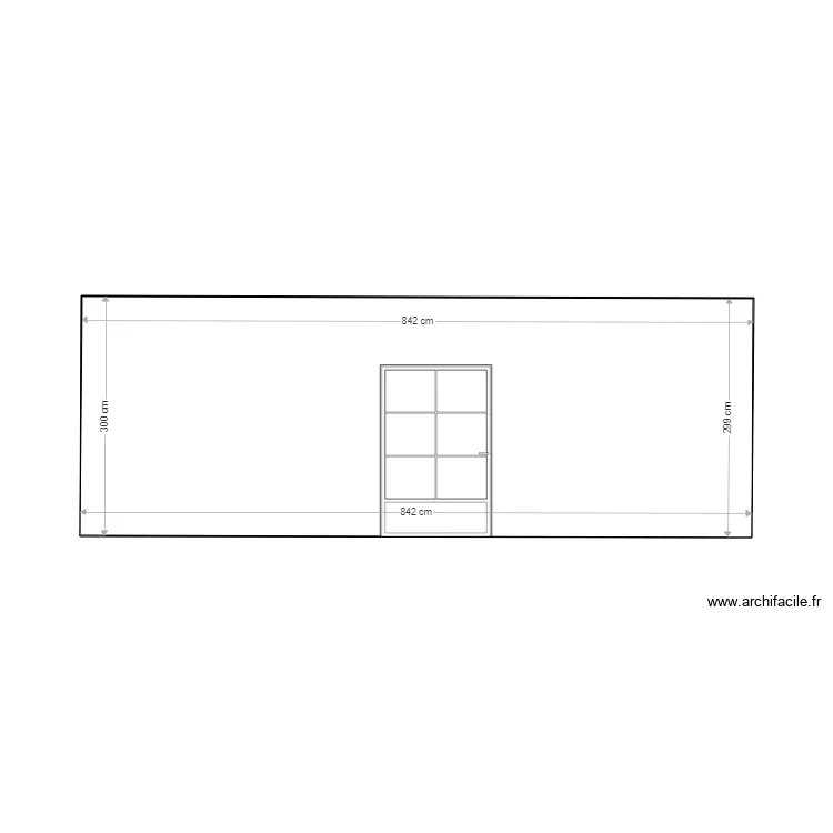 façade entrée. Plan de façade entrée. Plan de