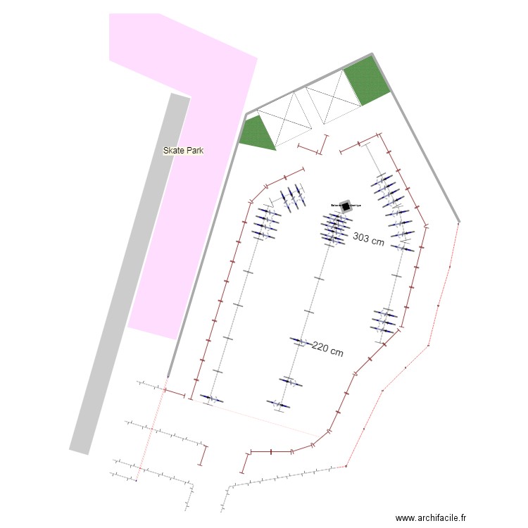 Parc à Vélo / Aire de Transition. Plan de 1 pièce et 0 m2