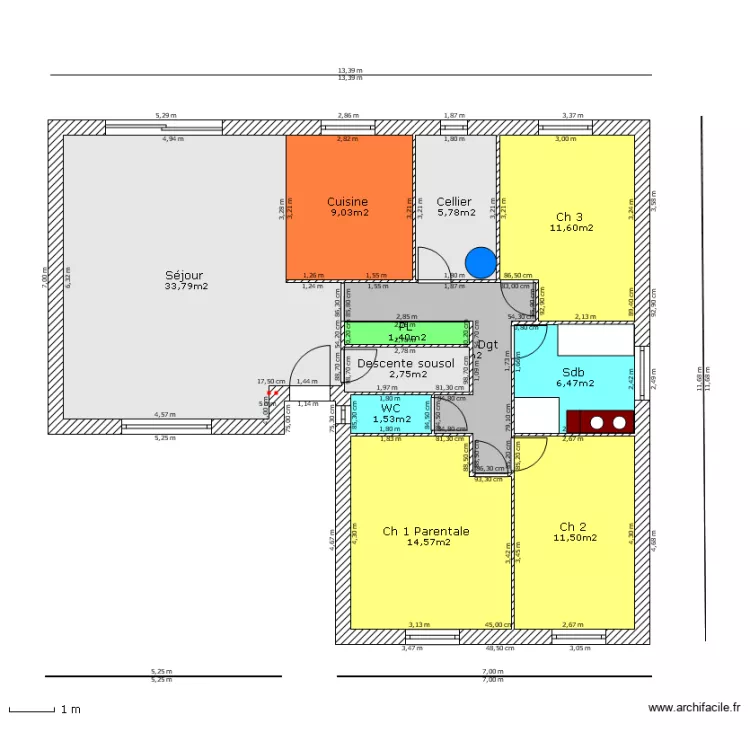 WANDELT. Plan de 